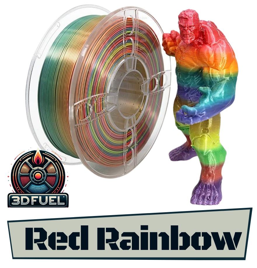 Rainbow Silk PLA Filament