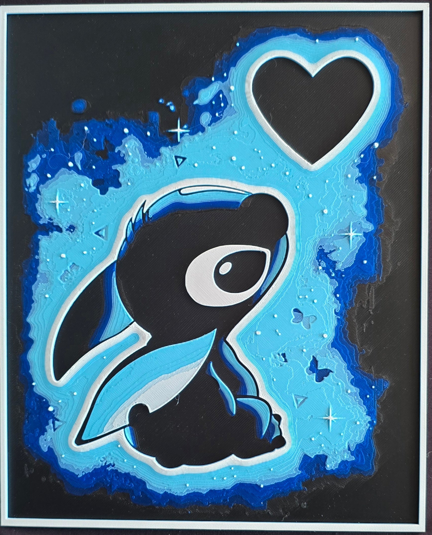 Stitch heart hueforge