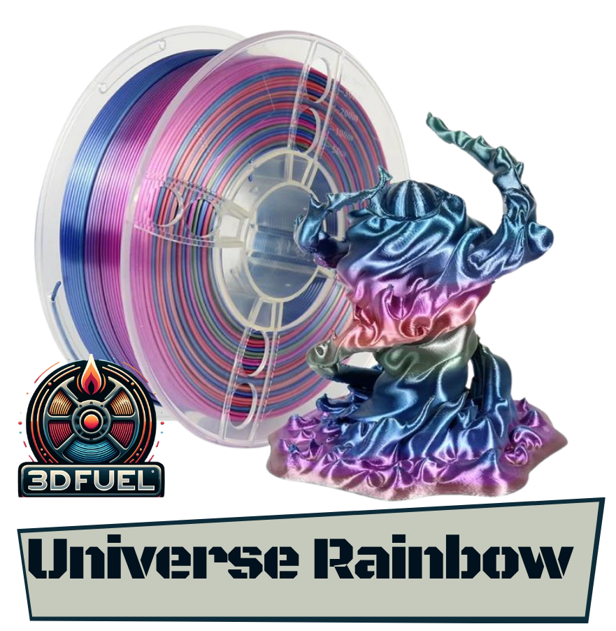 Rainbow Silk PLA Filament