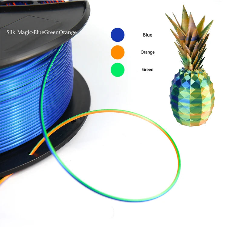 Tri Colour Silk PLA 1.75mm
