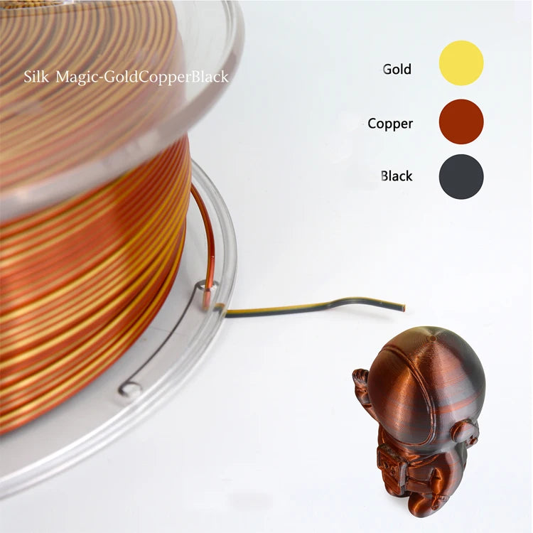 Tri Colour Silk PLA 1.75mm