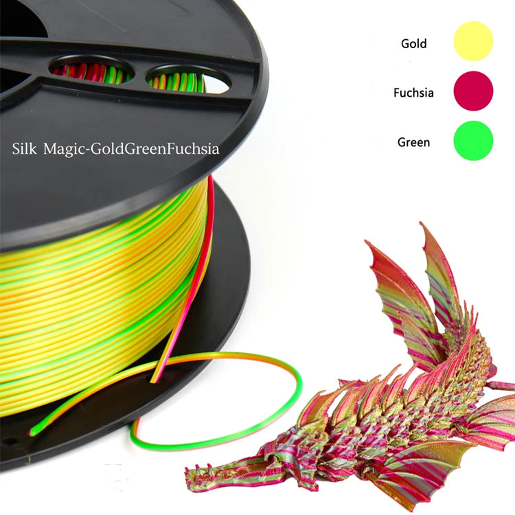 Tri Colour Silk PLA 1.75mm