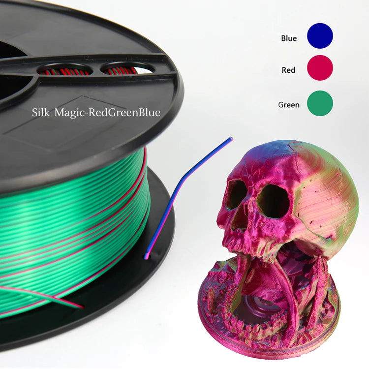 Tri Colour Silk PLA 1.75mm