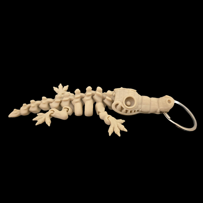 Skeleton Croc Keychain