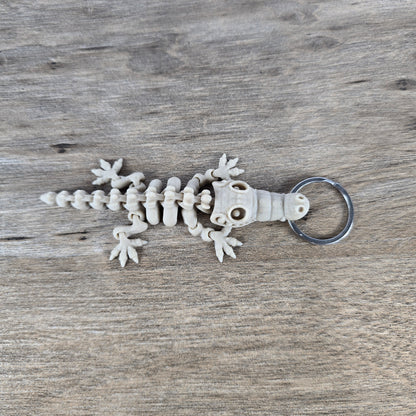 Skeleton Croc Keychain