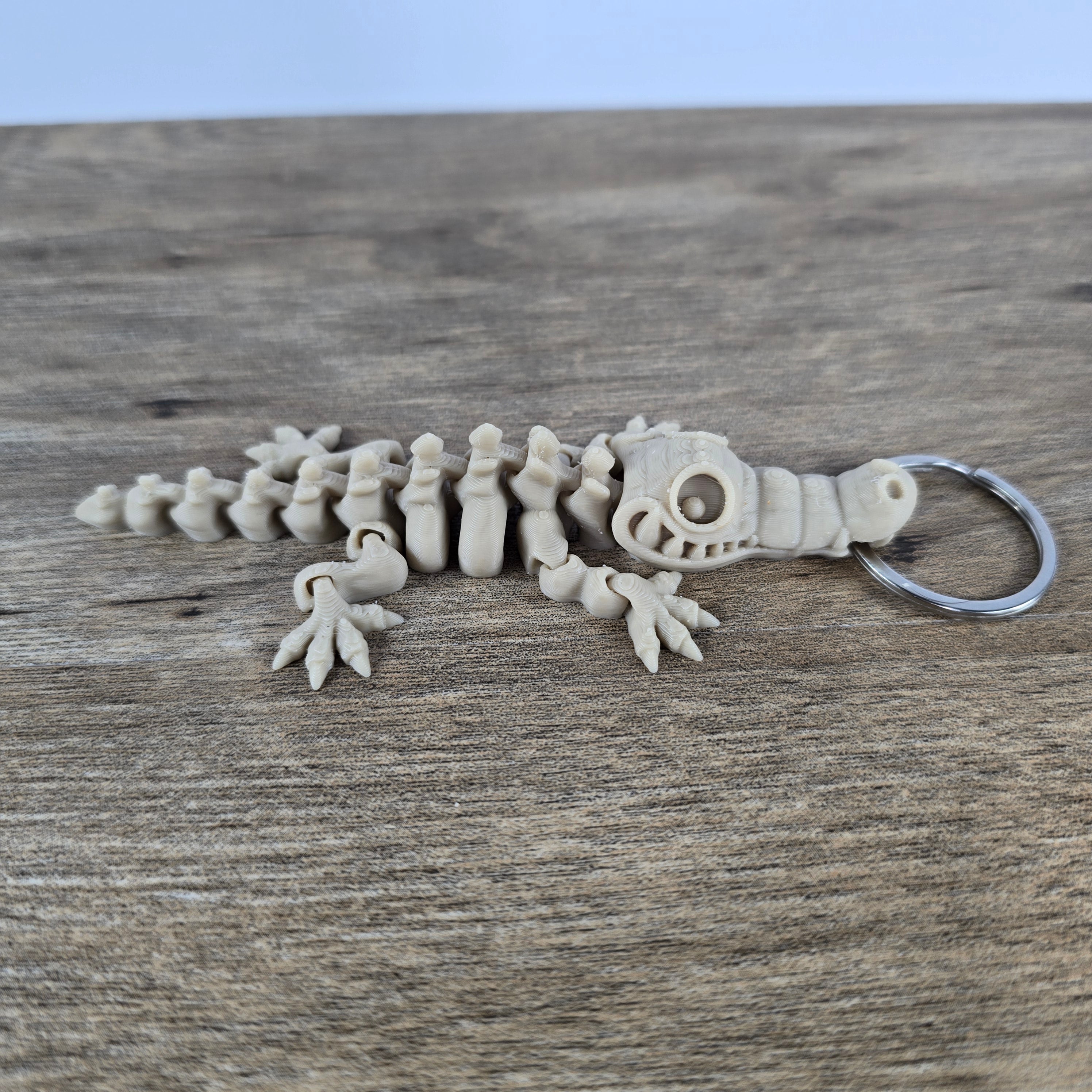 Skeleton Croc Keychain